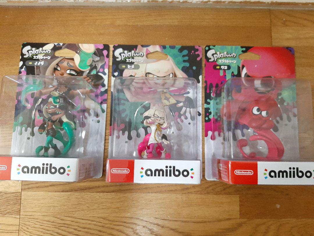 amiibo ヒメ イイダ タコ 新品未使用 スプラトゥーン