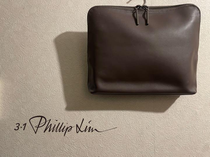 3.1 Phillip lim フィリップリム レザー クラッチバッグ