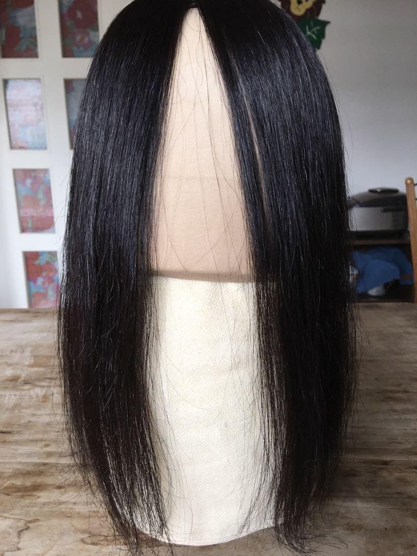 純人毛100%未カットヘアピース