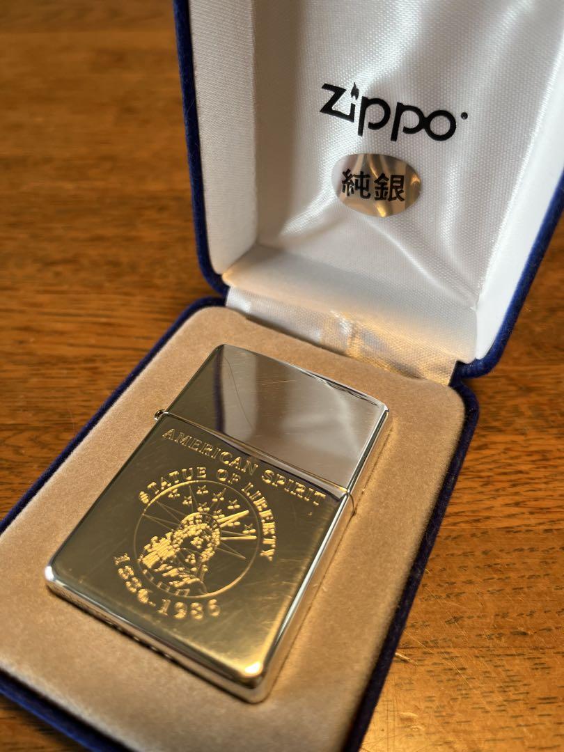 値下げ　zippo オイルライター純銀　sterling silver 2004