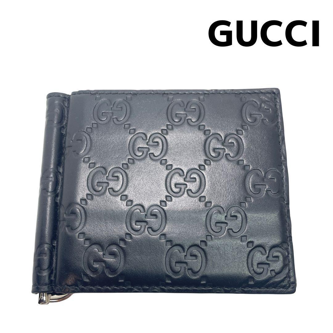 GUCCI シグネチャー マネークリップ 170580カードポケット6