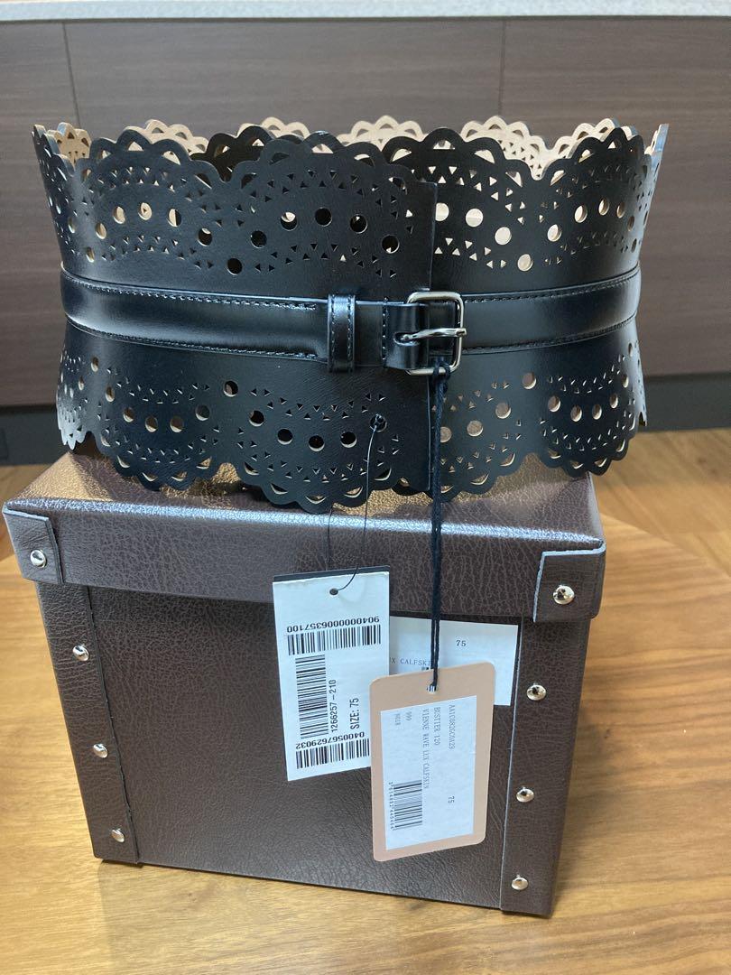 新品  ALAIA アライア コルセットベルト 75