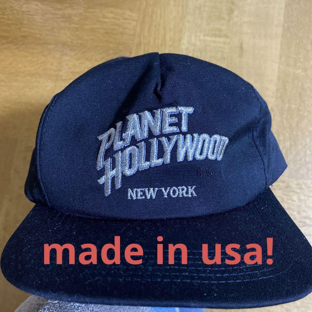 【年中無休】 アメリカ製‼️planet hollywood  new yorkキャップ キャップ